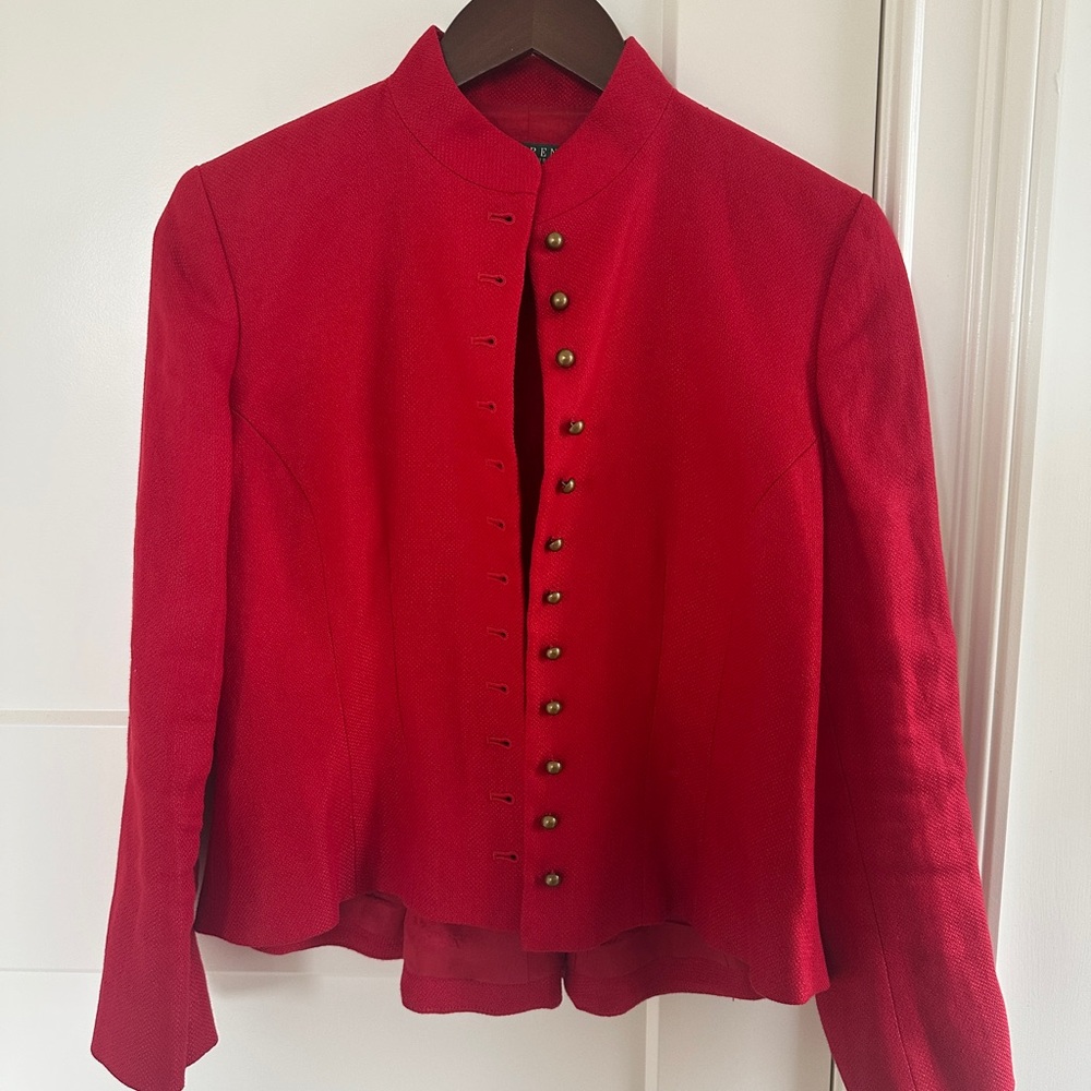 Ralph Lauren Vibrant Red Women's Blazer